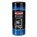 A blue and black container of Weiman E-Tronic Electronics Cleaning Wipes with a black lid.