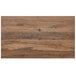 A BFM Seating Relic Knotty Pine rectangular table top with a wood grain and cracks.