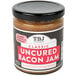 A jar of TBJ Gourmet Classic Uncured Bacon Jam with a black lid.