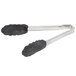 A pair of Vollrath Jacob's Pride tongs with black nylon tips and handles.