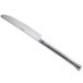 A silver Oneida Wyatt heavy weight dinner knife with a long handle.