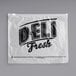 A Choice Deli plastic bag with "Deli Fresh" printed on it.