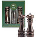 A Chef Specialties burnished copper salt and pepper shaker set in a box.
