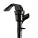 A black plastic Backyard Pro party pump keg tap with a handle and spout.