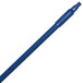 A blue plastic Carlisle Sparta threaded broom/squeegee handle.