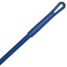 A blue Carlisle threaded fiberglass handle with a hole in the end.