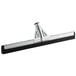 A black and silver Carlisle floor squeegee with a metal frame.