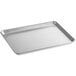 A Choice half size aluminum bun and sheet pan on a white background.