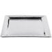 An American Metalcraft 16" square stainless steel tray with a textured surface.