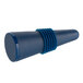 A dark blue plastic cone with a blue rubber tip.