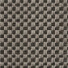 An iron gray woven vinyl rectangle placemat with a woven pattern.