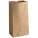 A bundle of Duro brown paper bags with handles.