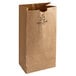 A bundle of 400 Duro Husky brown paper bags with black text.