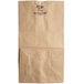 A bundle of 400 Duro Husky brown paper bags with flaps.