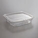 A Dart ClearPac clear plastic container with a flat lid.