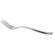 A Reserve by Libbey stainless steel salad fork with a satin finish.
