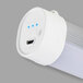 The E-Z Up EL4000CHWH Event Light Kit, a white round light with blue buttons.