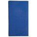 A navy blue rectangular Hoffmaster paper napkin.