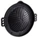 A black Thunder Group cast iron stovetop BBQ plate with handles.