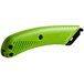 A green Pacific Handy Cutter safety knife with a black blade.