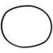 A black rubber gasket for a Galaxy countertop convection oven on a white background.