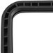 A black plastic corner piece for a Galaxy COE3H convection oven door.
