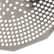 A Tellier stainless steel perforated sieve with small holes.