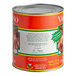A case of Valoroso whole peeled pear tomatoes in a can.