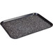 A Dinex black fiberglass tray with a speckled non-skid surface.