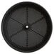 A black circular Avantco Brew Basket with holes.