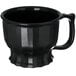 A black Dinex Onyx mug with a handle.