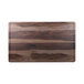An Elite Global Solutions faux hickory wood melamine serving board with a wood surface.