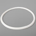 A white circle gasket for a Carlisle Cateraide on a grey background.