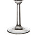 A close up of a clear Libbey tall wine glass with a stem.