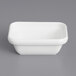 A white rectangular Villeroy & Boch porcelain bowl.
