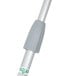 A grey Unger SmartColor Telescoping Mop Handle with a white and green label.