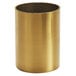 An American Metalcraft gold satin stainless steel cylinder with a white background.