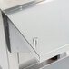 A stainless steel APW Wyott steam table counter top.
