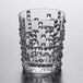 A Nachtmann double old fashioned glass with a diamond pattern.