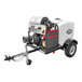 A Simpson trailer pressure washer with hose attached.