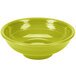 A Lemongrass Fiesta china pedestal serving bowl.