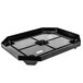 A Marco Company black plastic octagonal bin pallet base with four compartments.