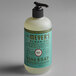 A case of 6 Mrs. Meyer's Clean Day Basil Scented Hand Soap bottles with pumps.
