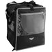 A black and grey Vollrath insulated tower bag with a zipper.