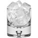 A glass with Ice-O-Matic grande cubes in it.