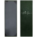 A green leather H. Risch Inc. menu cover with white text on the front.