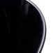 A close-up of a black GET Black Elegance Catering Bowl.