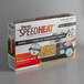 A box of Sterno SpeedHeat flameless buffet food warming systems on a table.