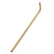 An American Metalcraft gold stainless steel reusable bent straw with a long handle.