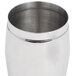 A stainless steel Vollrath cobbler cocktail shaker with a silver lid.